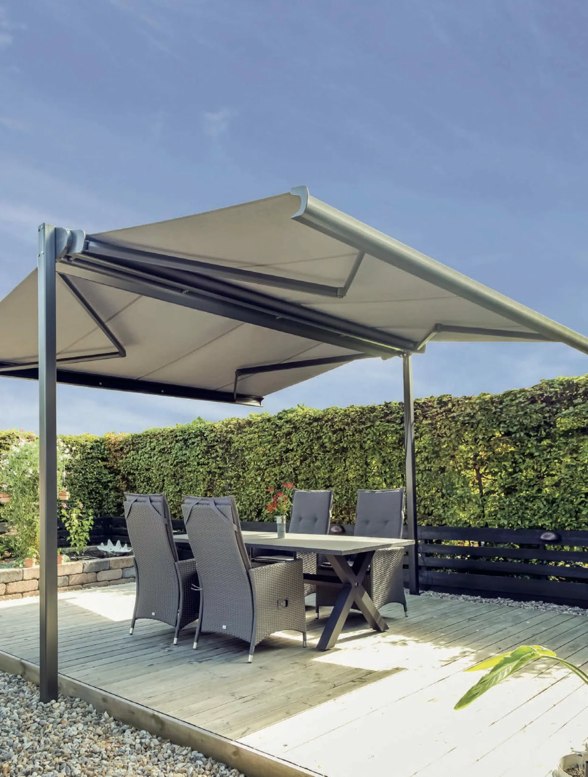 Freistehende Markise