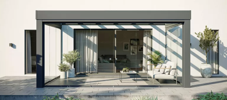 Terrassendach Scheibeelemente