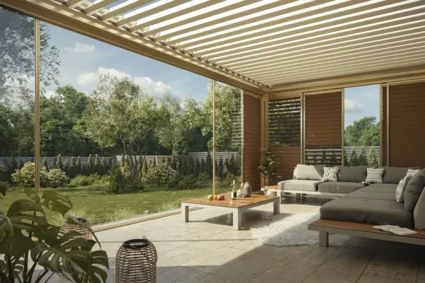 Pergola mit Lamellendach - KREMER