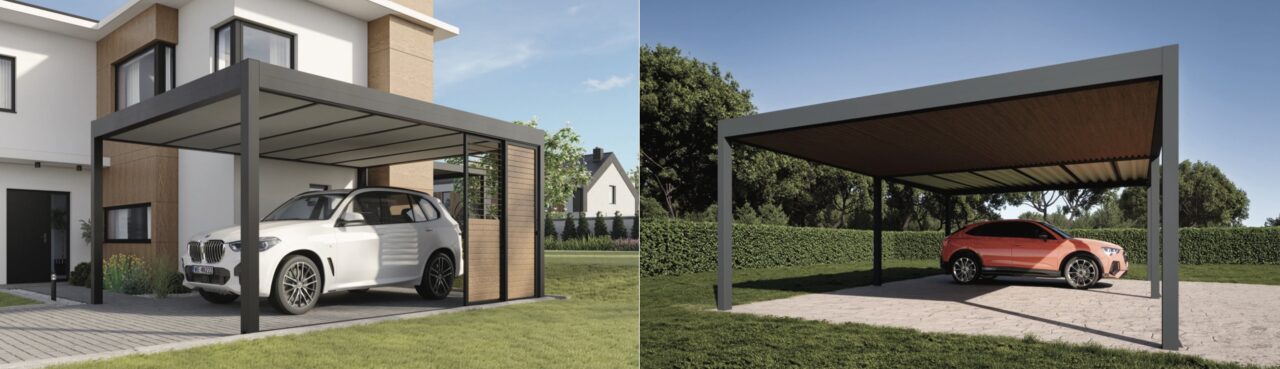 Alu - Carport mit Montage